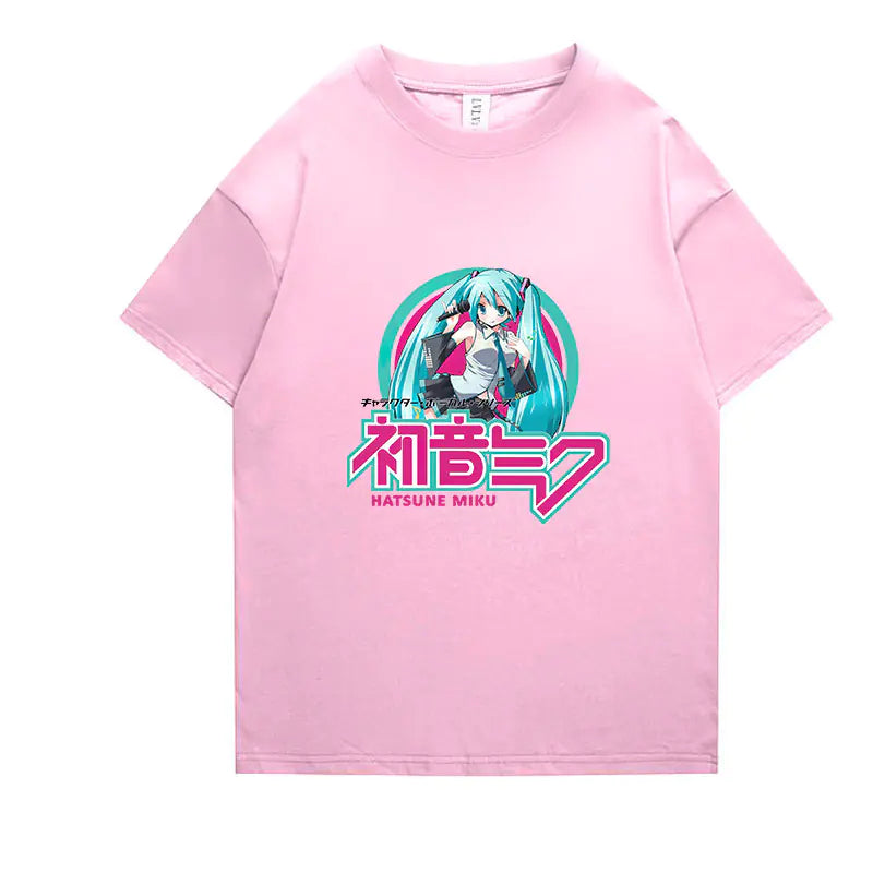 Hatsune Miku Anime Short Sleeve T-Shirt for All