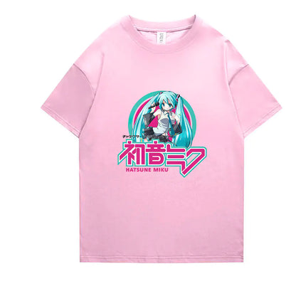 Hatsune Miku Anime Short Sleeve T-Shirt for All