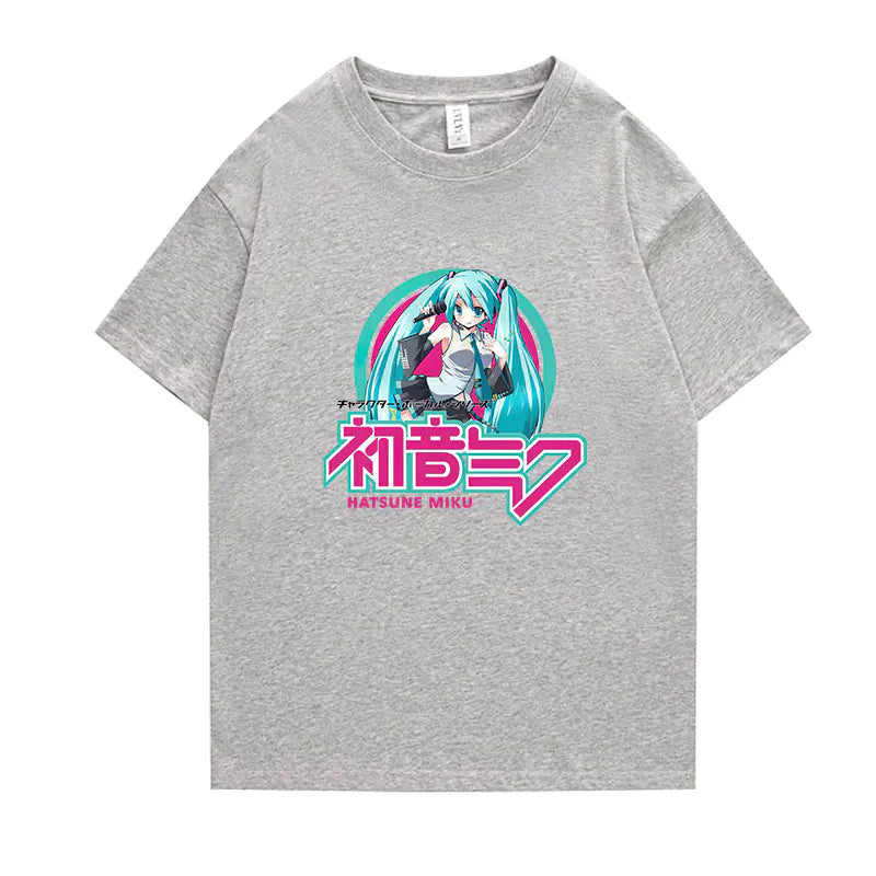 Hatsune Miku Anime Short Sleeve T-Shirt for All