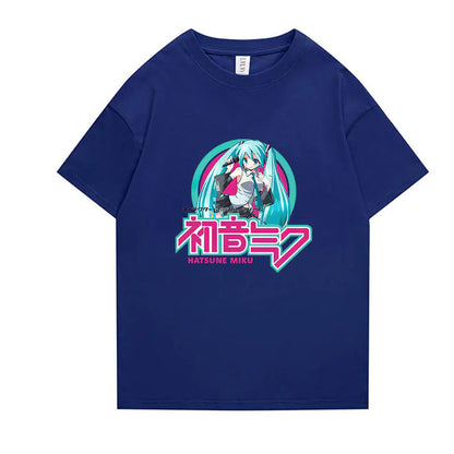 Hatsune Miku Anime Short Sleeve T-Shirt for All