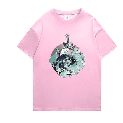 Hatsune Miku Anime Short Sleeve T-Shirt for All