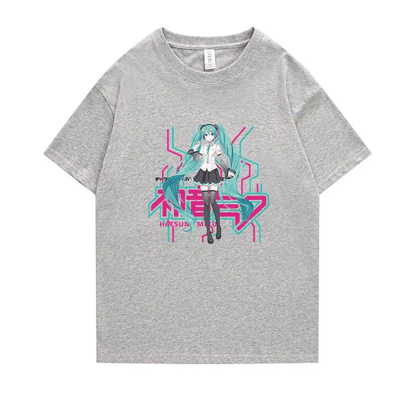 Hatsune Miku Anime Short Sleeve T-Shirt for All