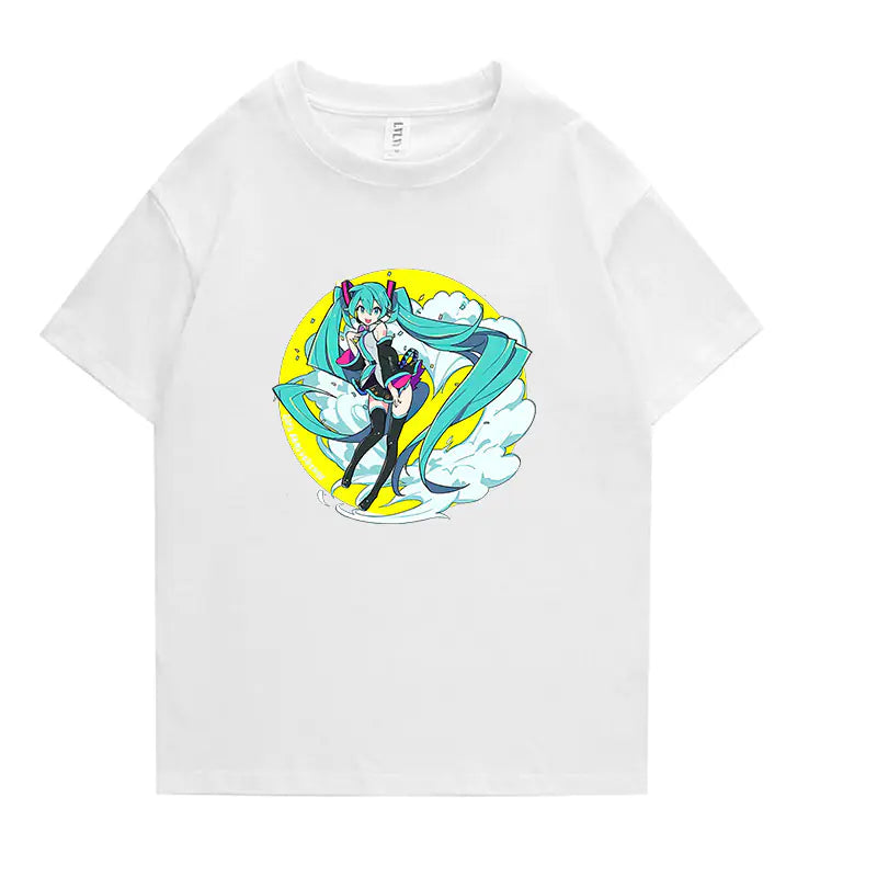 Hatsune Miku Anime Short Sleeve T-Shirt for All