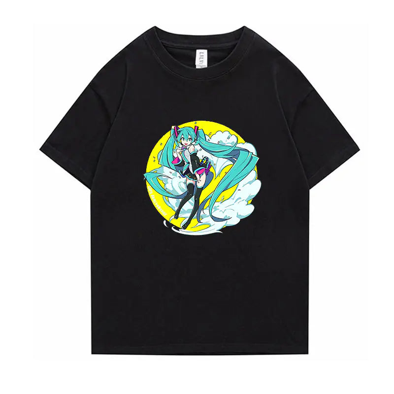 Hatsune Miku Anime Short Sleeve T-Shirt for All