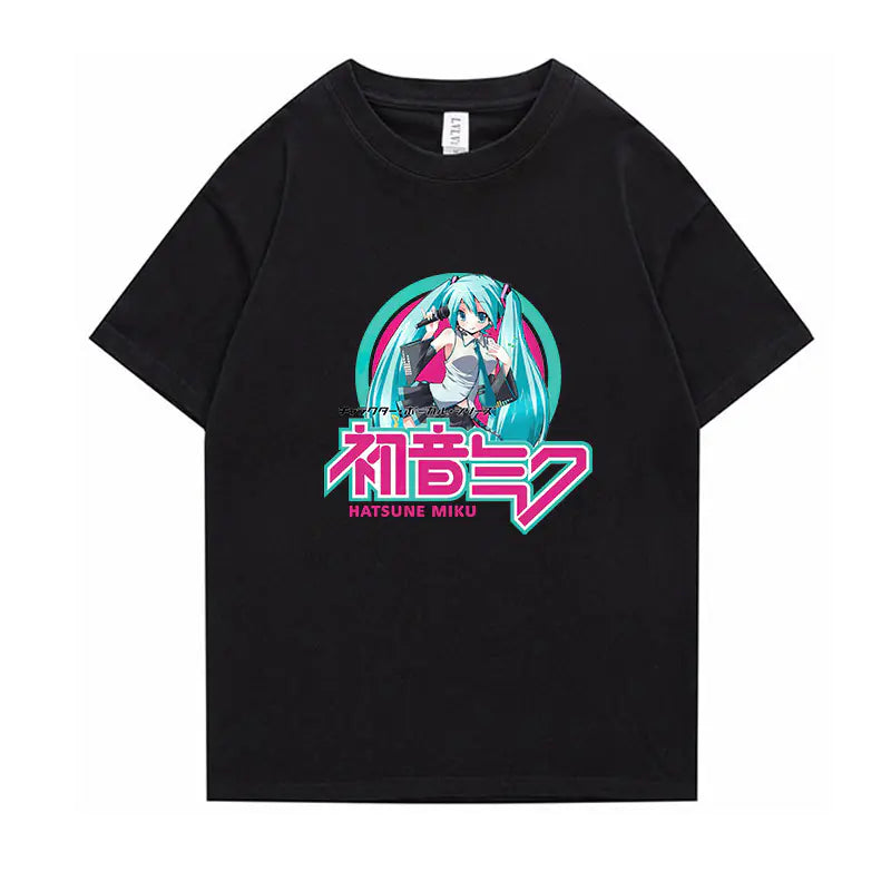 Hatsune Miku Anime Short Sleeve T-Shirt for All