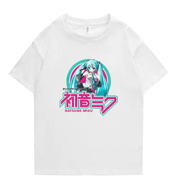 Hatsune Miku Anime Short Sleeve T-Shirt for All