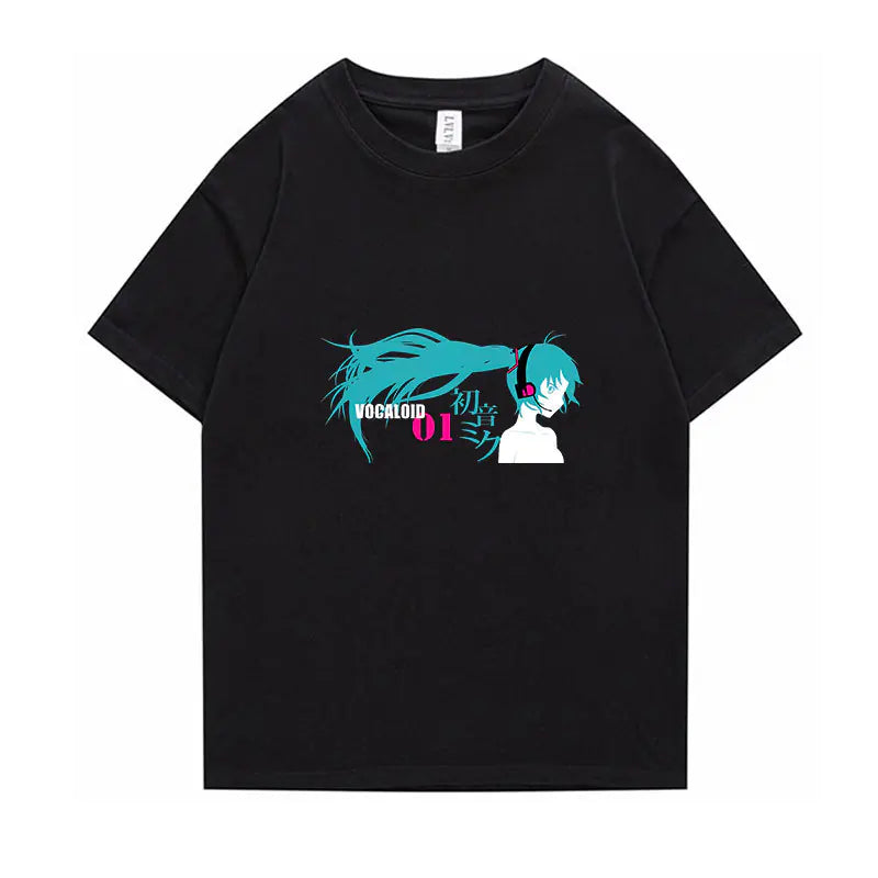 Hatsune Miku Anime Short Sleeve T-Shirt for All