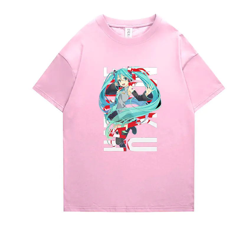 Hatsune Miku Anime Short Sleeve T-Shirt for All